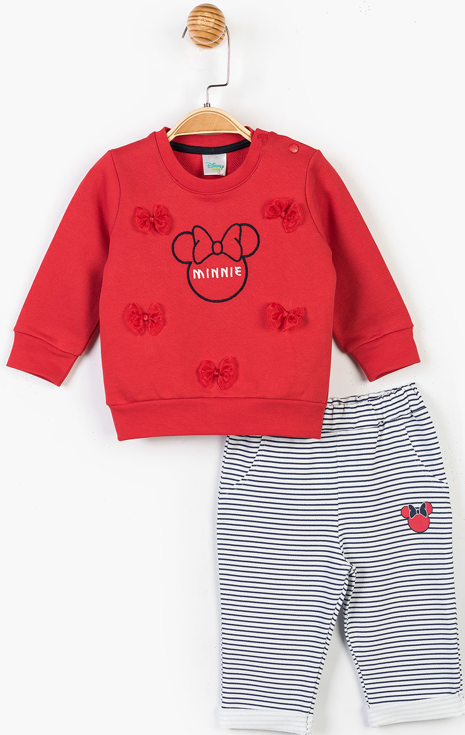 

Спортивный костюм Disney Minnie Mouse MN14646 80-86 см Бело-красный с черным