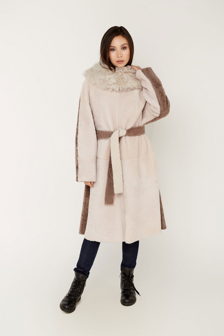 

Шуба Двухсторонняя Luxia Slz-3007/2 2XL Бежевая 122870006