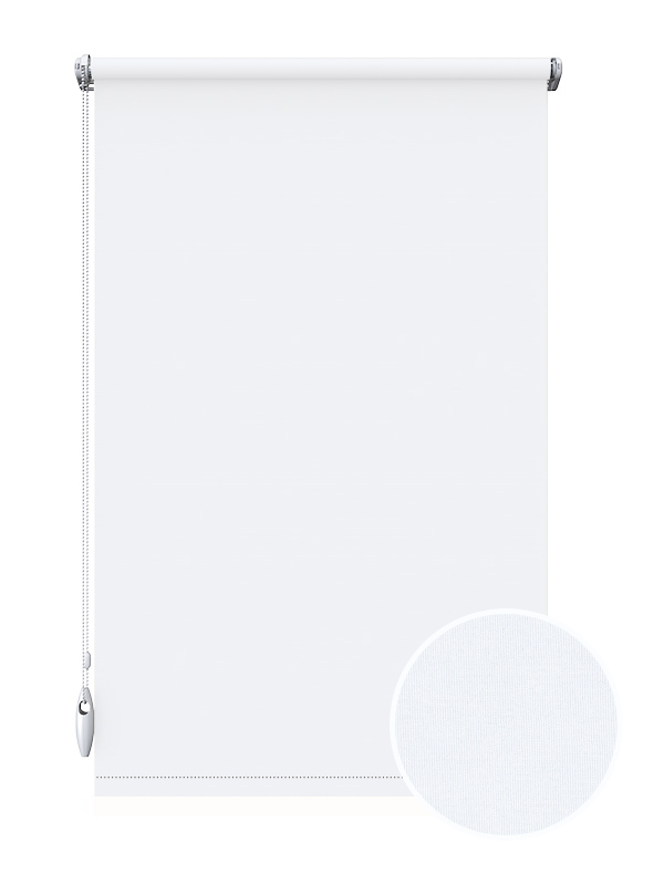 

Ролета тканевая Эконом T01 0,90м х 2,00м Белый / Белый ( 26149767005 )