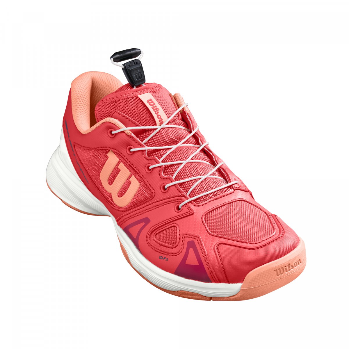 

Кроссовки Wilson RUSH PRO QL PEACH/WH персиковый WRS326250E055 39 24 см