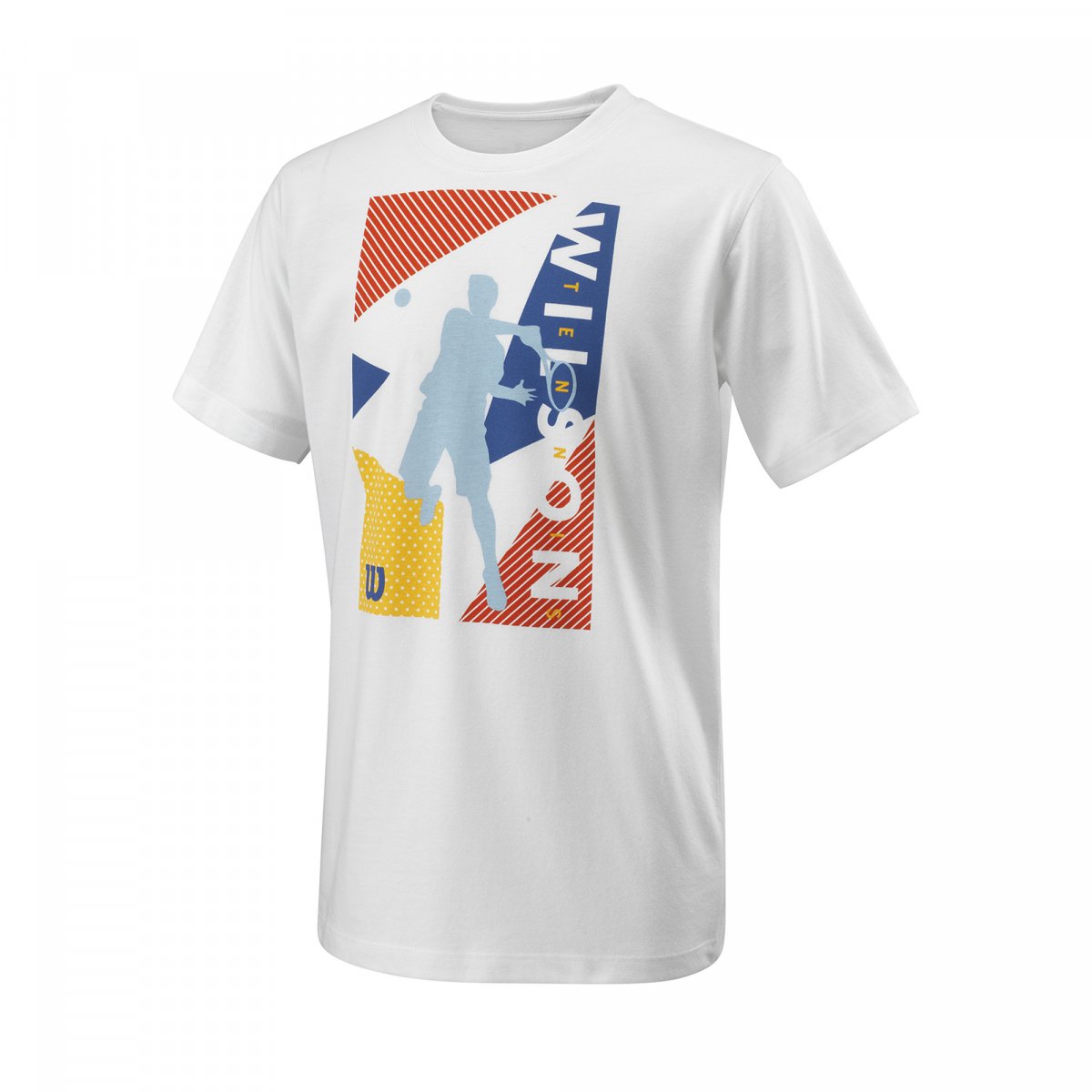 

Футболка Wilson GEO PLAY TECH TEE L белый (WRA781901LG) 152-162 см
