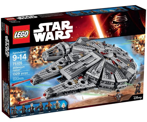 

Конструктор LEGO Star Wars Сокол тысячелетия (MILLENNIUM FALCON) (75105)