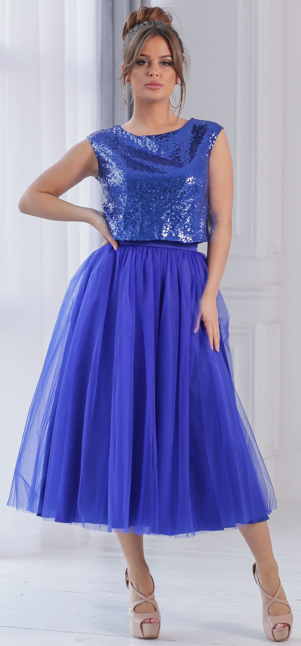 

Платье New Fashion 3130 44 Электрик