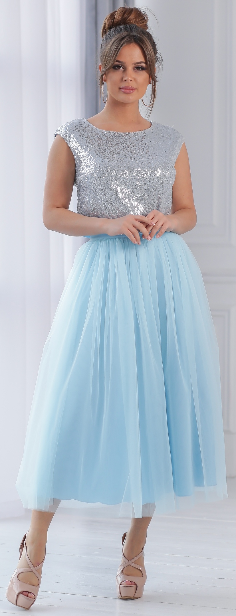 

Платье New Fashion 3130 42 Голубое