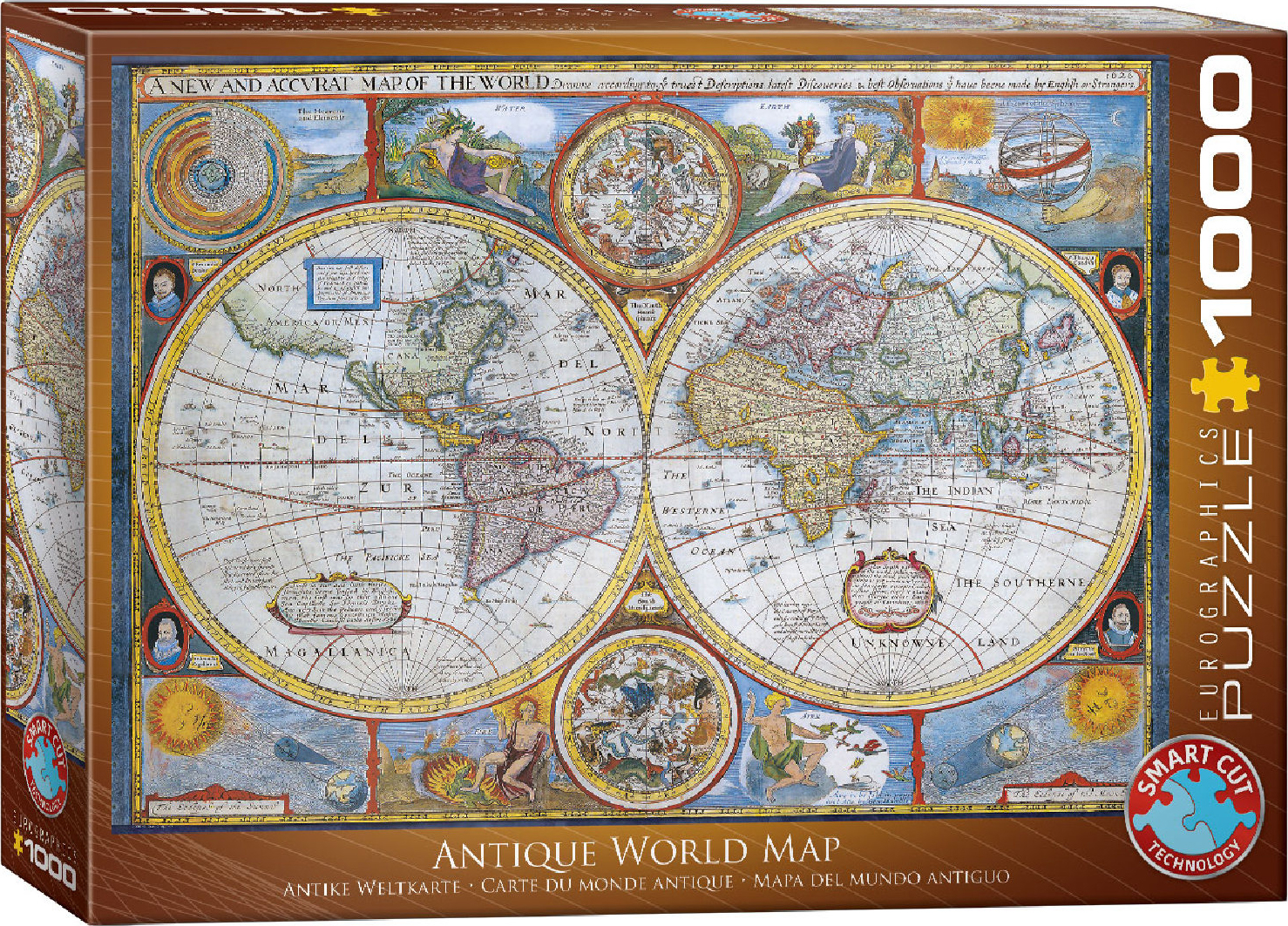 

Пазл Eurographics Античная карта мира 1000 элементов (6000-2006) (628136620062)