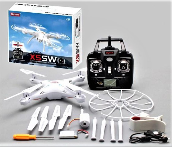 

Квадрокоптер с камерой Syma X5SW WiFi Белый