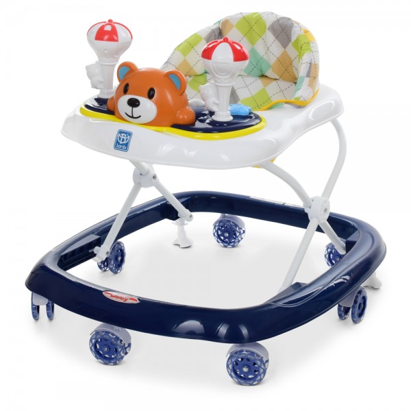 

Ходунки/Прыгунки Детские ходунки Мишка с силиконовыми колесами Bambi M 3656-S Синий (MAS40370)