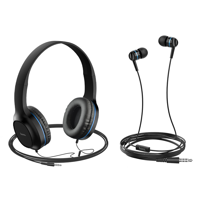 

Наушники Hoco W24 Enlighten Set 2in1 blue