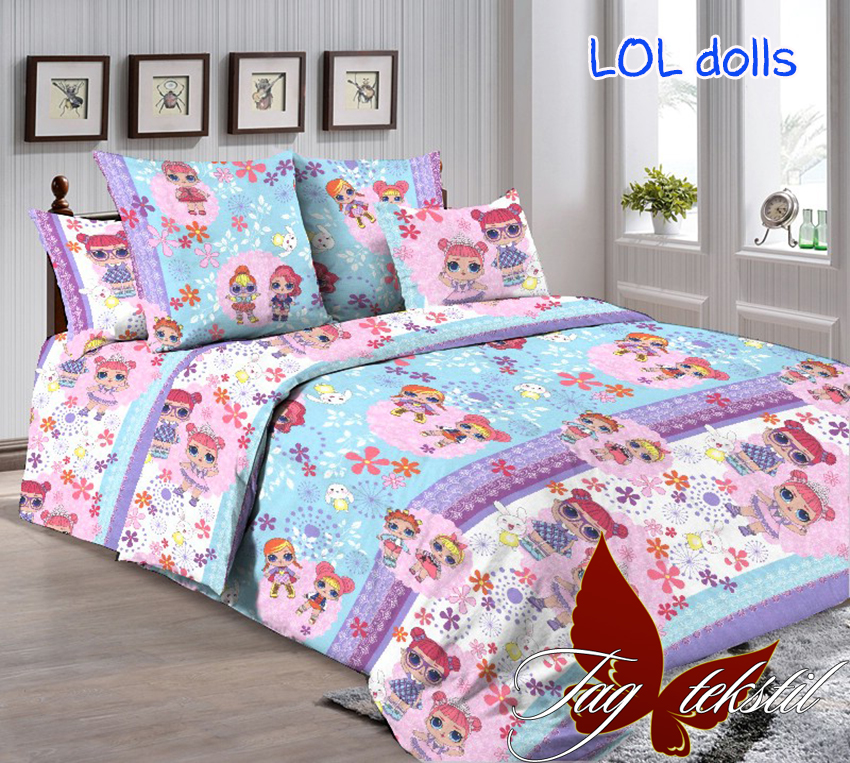 

Постельное белье (Lol dolls) TAG 160x215 см Розово-голубой 000097205