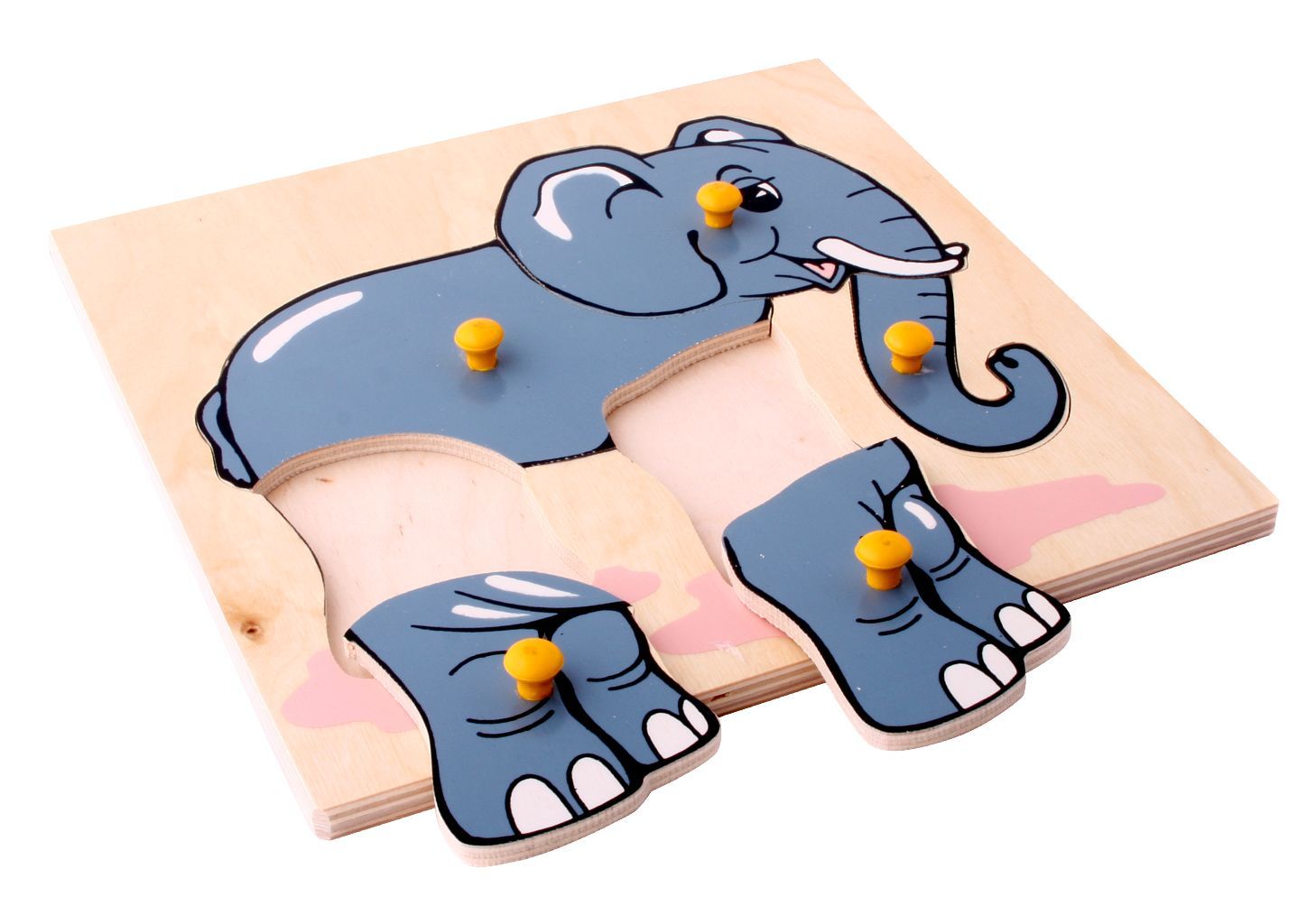 

Мозаика Слон 5 деталей Lam Toys 24х24х0,9 см Разноцветный 000097987