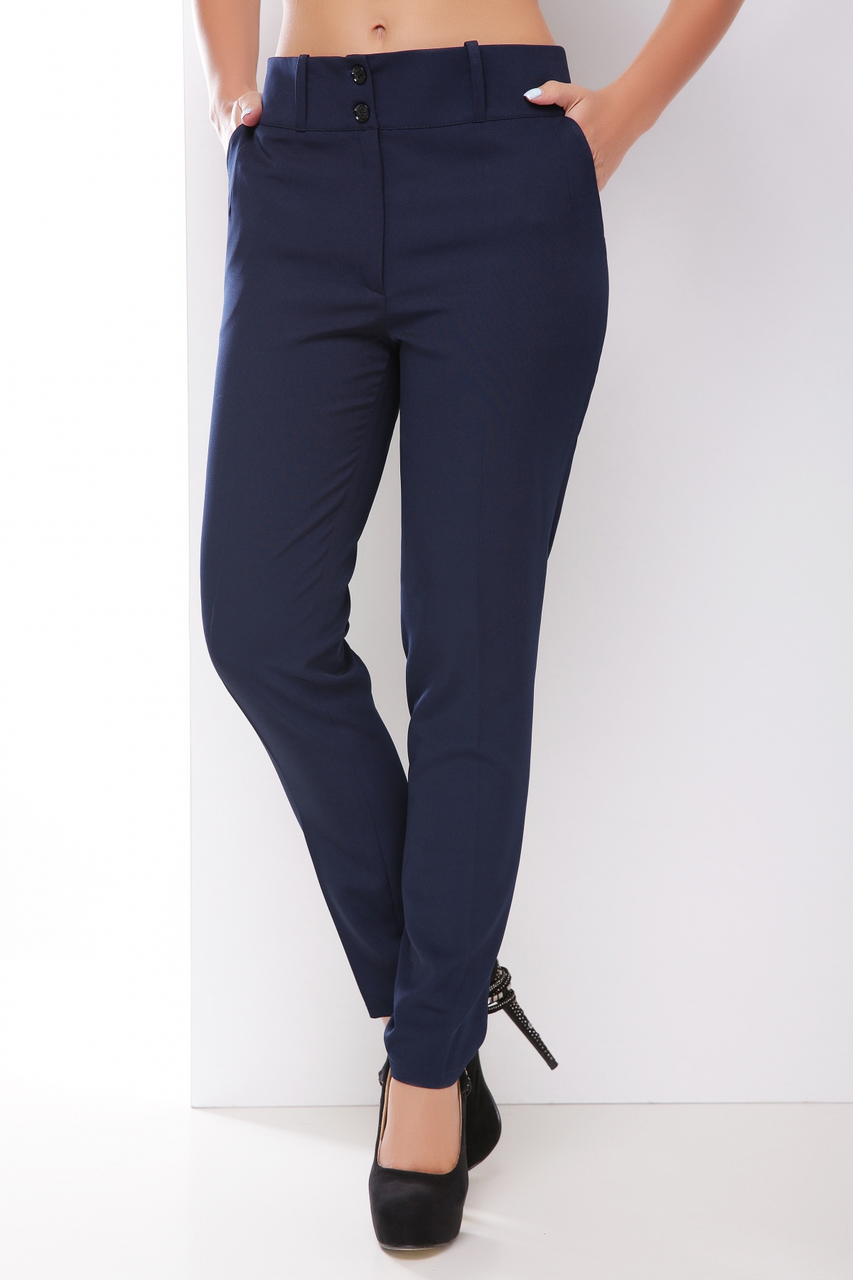 

Женские брюки (1796) Marse 52 Темно-Синий 000092643