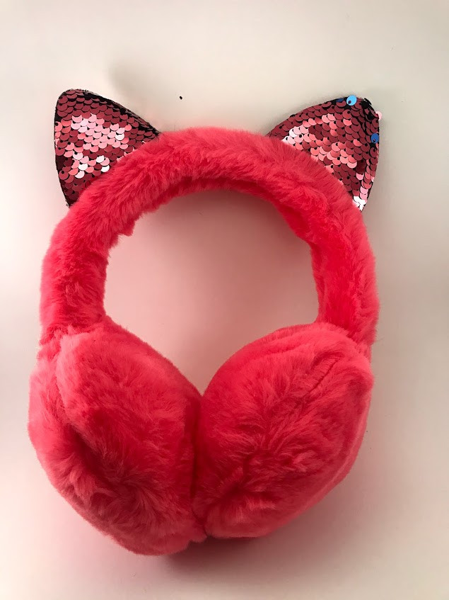 

Наушники меховые Ears Warm 7583 с малиновыми ушками