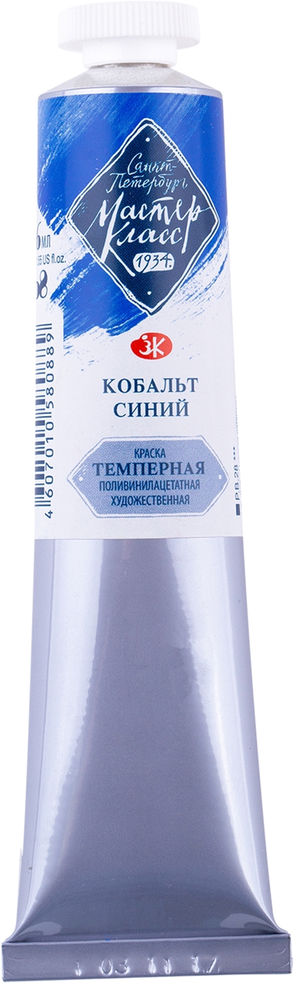 

Краска темперная Невская палитра Мастер-класс Кобальт синий 46 мл (4607010580889)