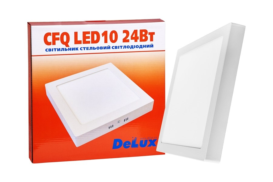 

Точечный светильник Delux CFQ LED 10 4100К 24Вт 220В