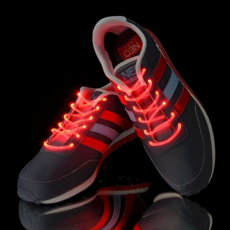 

Светящиеся шнурки H&T Disco Red