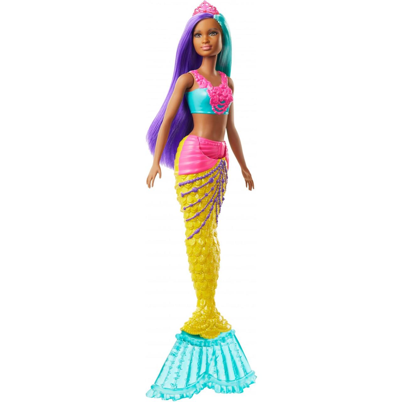 

Кукла Барби русалочка Barbie Dreamtopia Mermaid 12-Inch, Teal And Purple Hair