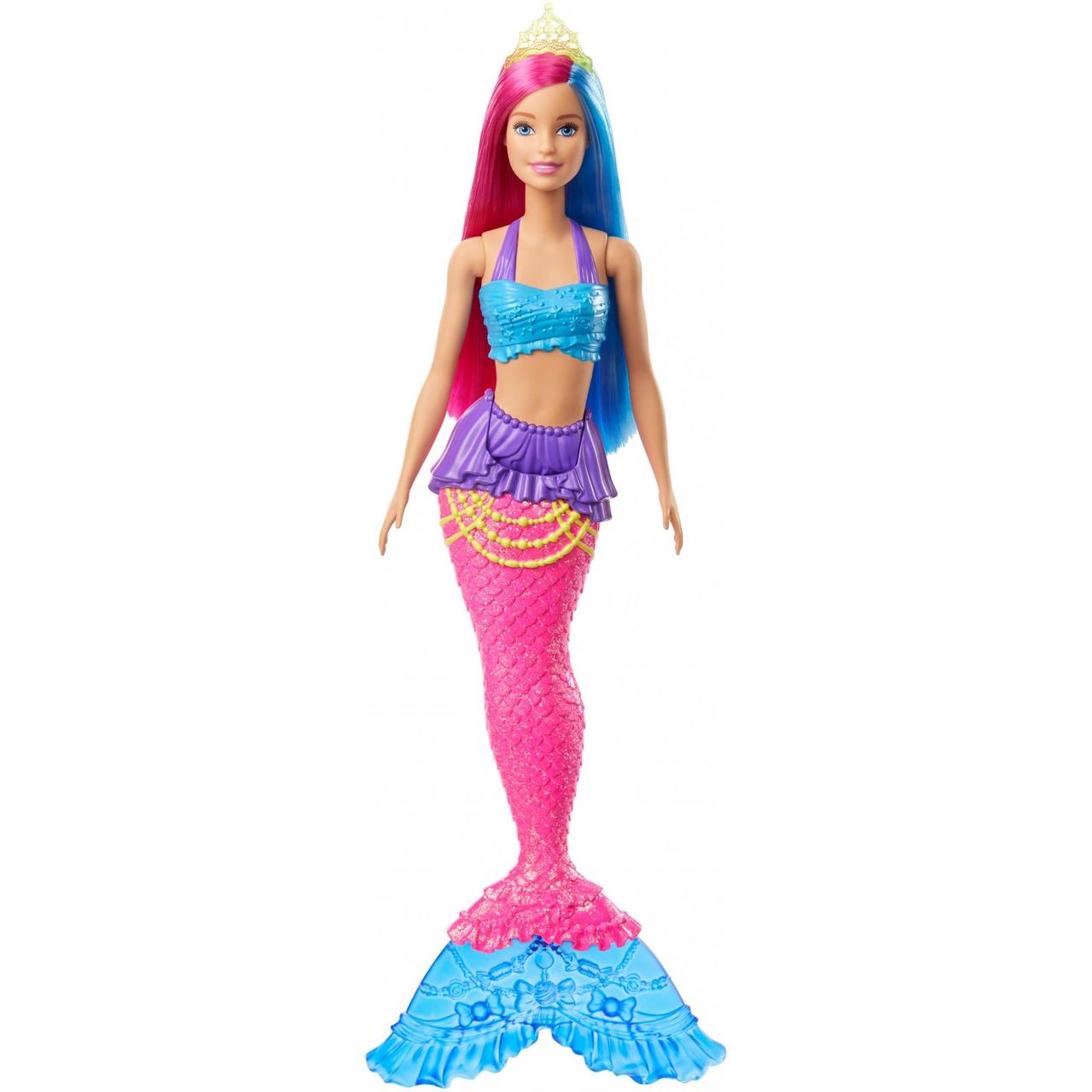 

Кукла Барби русалочка Barbie Dreamtopia Mermaid Doll, 12-Inch, Pink And Blue Hair