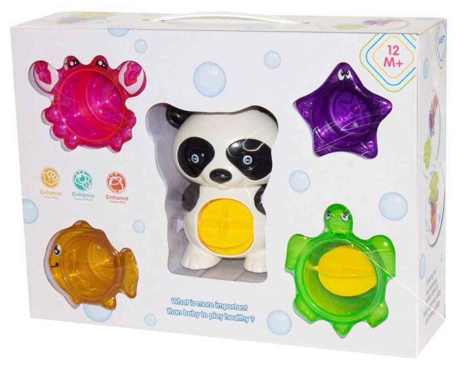 

Набор для ванной Bath Toys «Панда и его команда» 5542