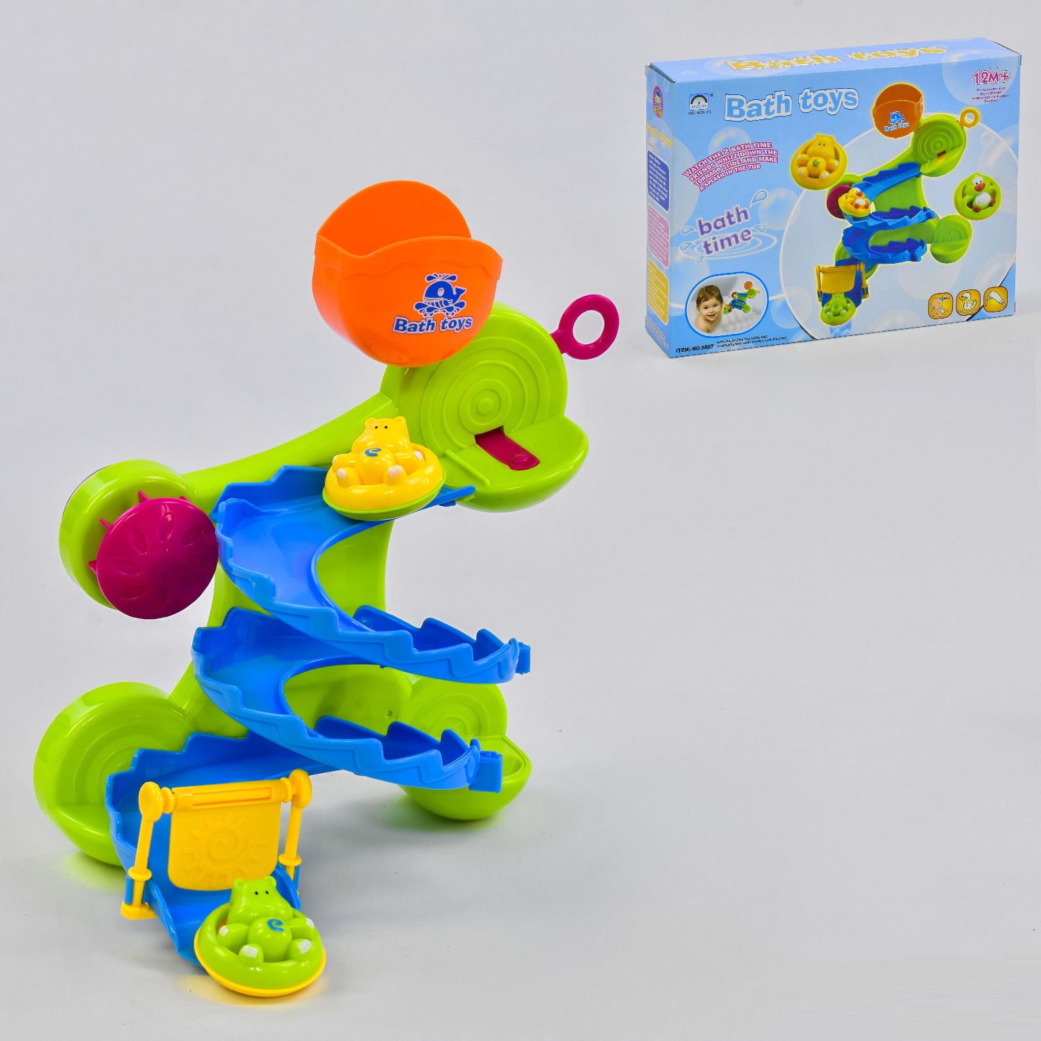 

Набор для ванной Bath Toys "Трек горка" 8807
