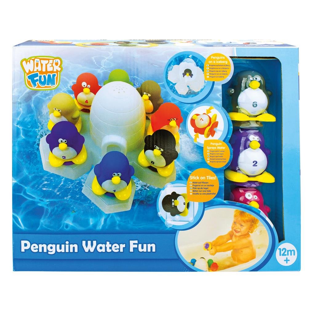 

Набор для ванной Water Fun 23003 Пингвины 8шт