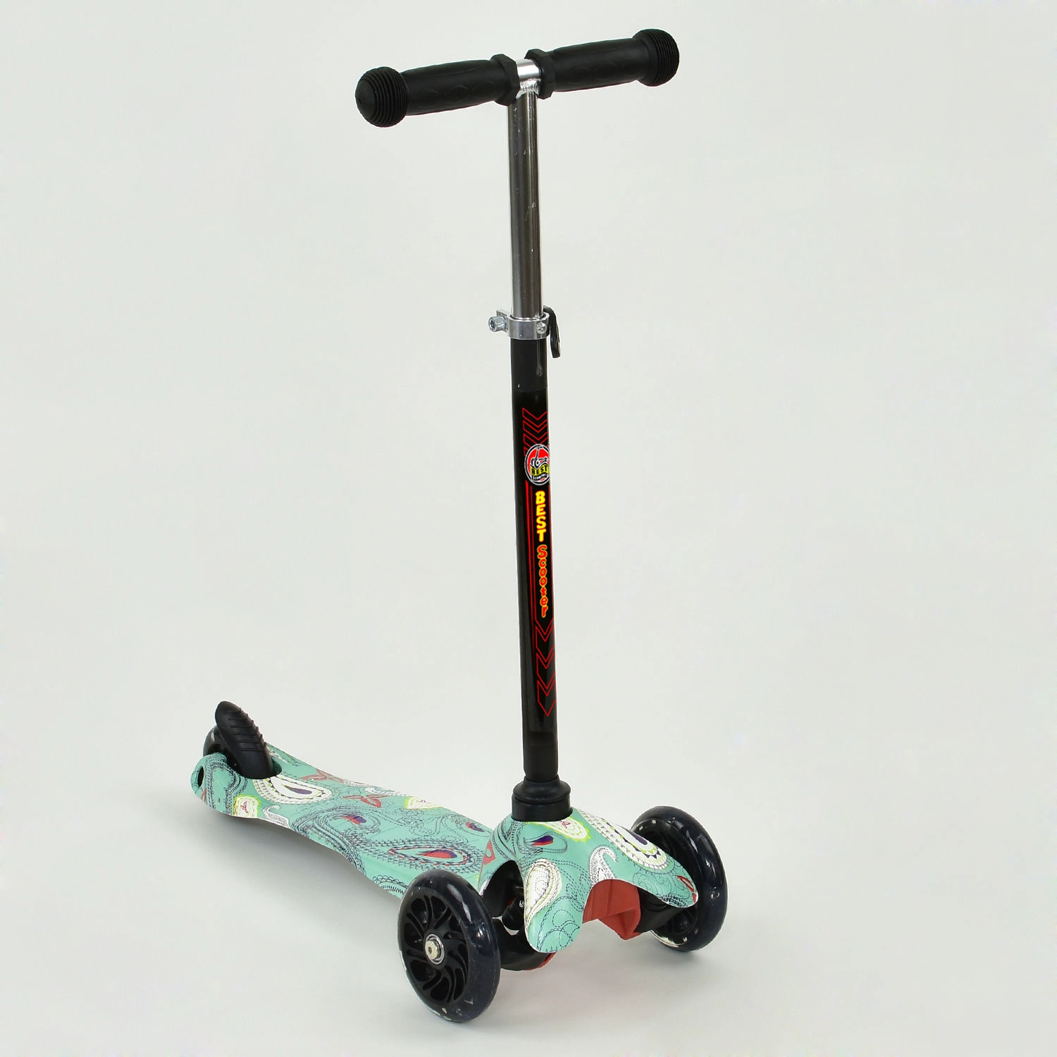 

Самокат трехколесный MINI Best Scooter А 24695 /779-1206, колеса светятся