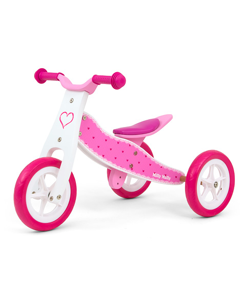 

Беговел Milly Mally 2 в 1 Look Hearts (2772)