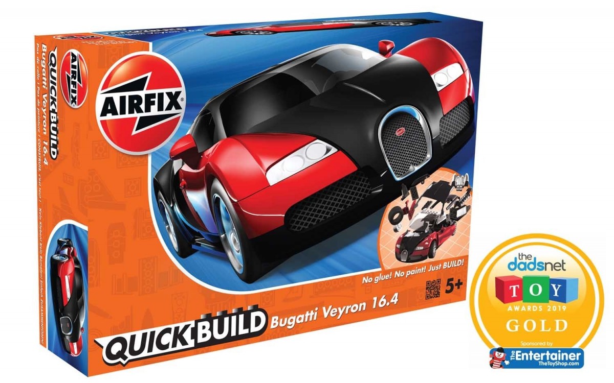 

Сборная модель Airfix Quickbuild Bugatti Veyron Black/Red (J6020)
