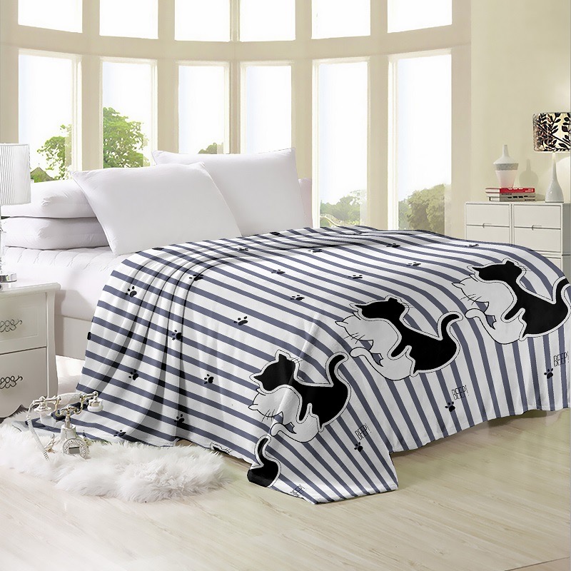 

Плед-покрывало Велсофт Кот и кошка CottonTwill 200х220 см (СТ007-4111)