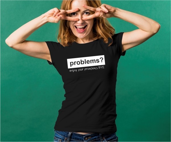

Футболка Imbur PROBLEMS черная S