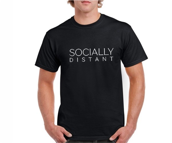 

Футболка Imbur SOCIALY_DISTANT черная, S