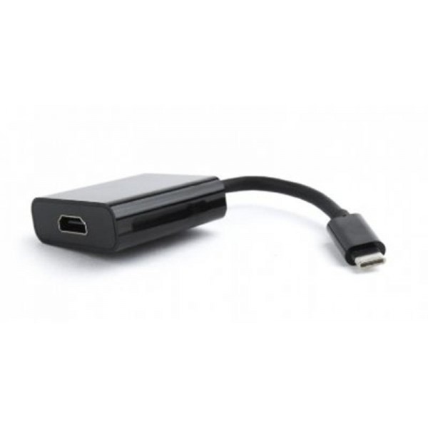 

Адаптер Cablexpert (A-CM-HDMIF-01) USB3.1 Type C - HDMI, 0.15 м, черный