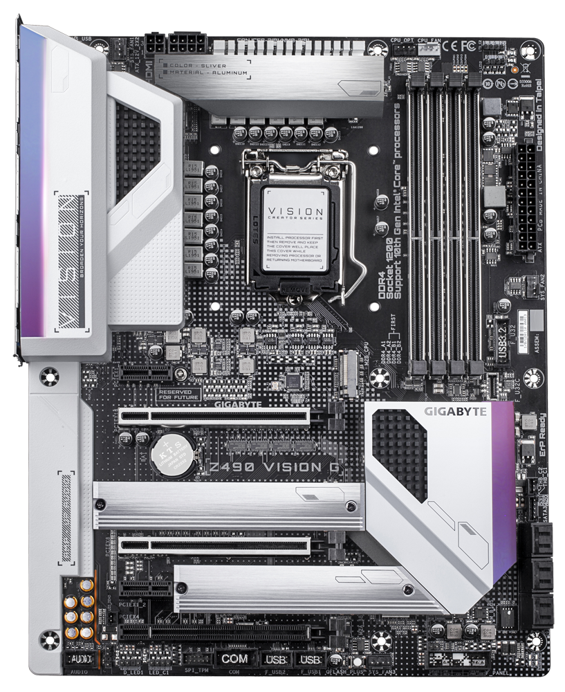 

Материнская плата Gigabyte Z490 Vision G (s1200, Intel Z490, PCI-Ex16)