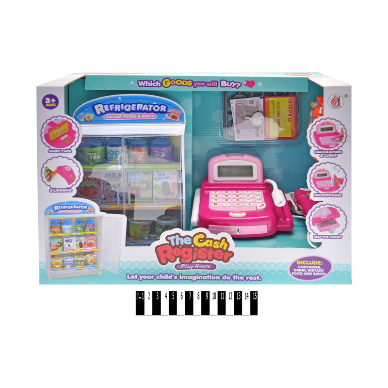 

Кассовый аппарат с холодильником с продуктами A-Toys (8088A-6)