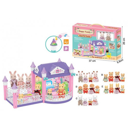 

Домик со светом и звуком и с 2 фигурками A-Toys (20055)