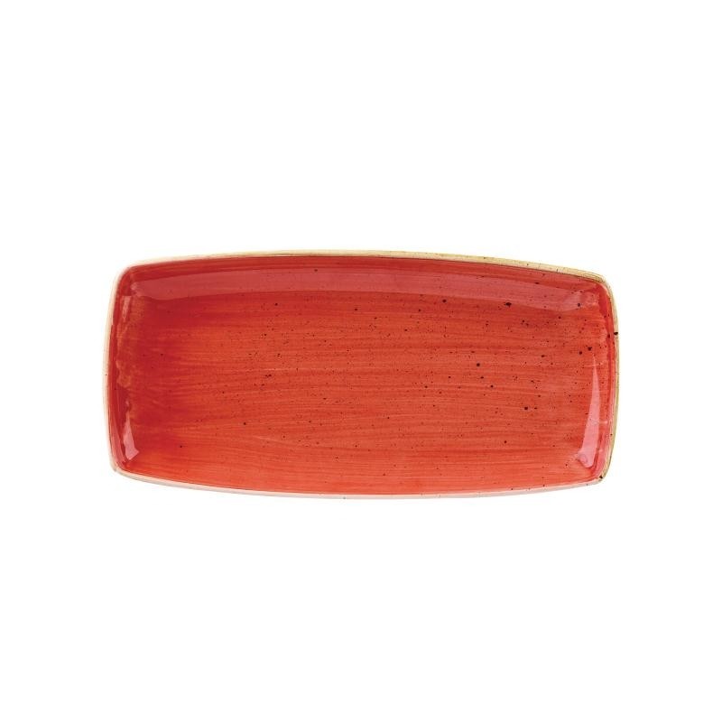 

Тарелка прямоугольная Churchill Stonecast Berry Red 29,9х15см SBRSOP111