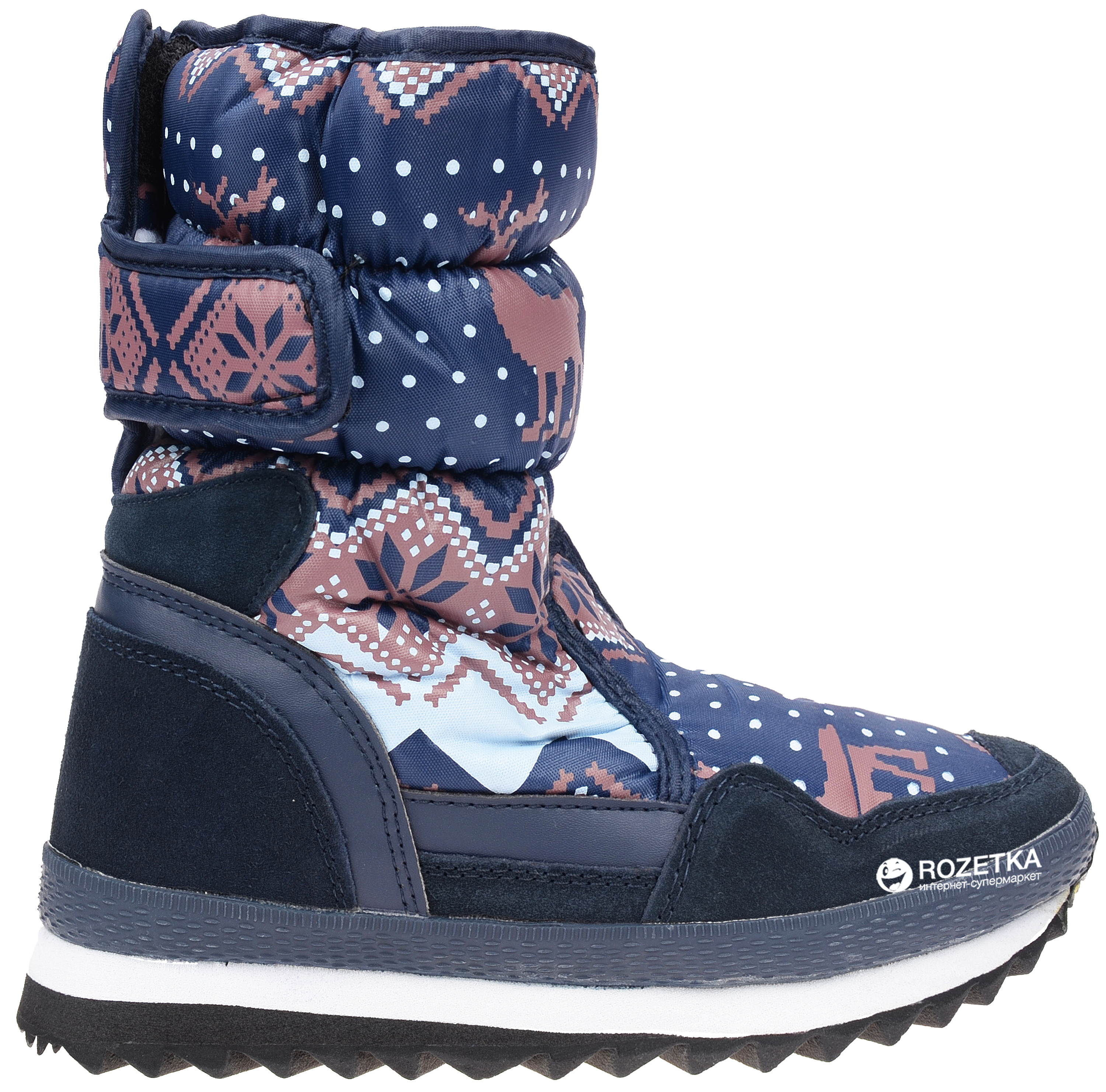 

Дутики Restime YWZ18474 36 24 см Brown Navy