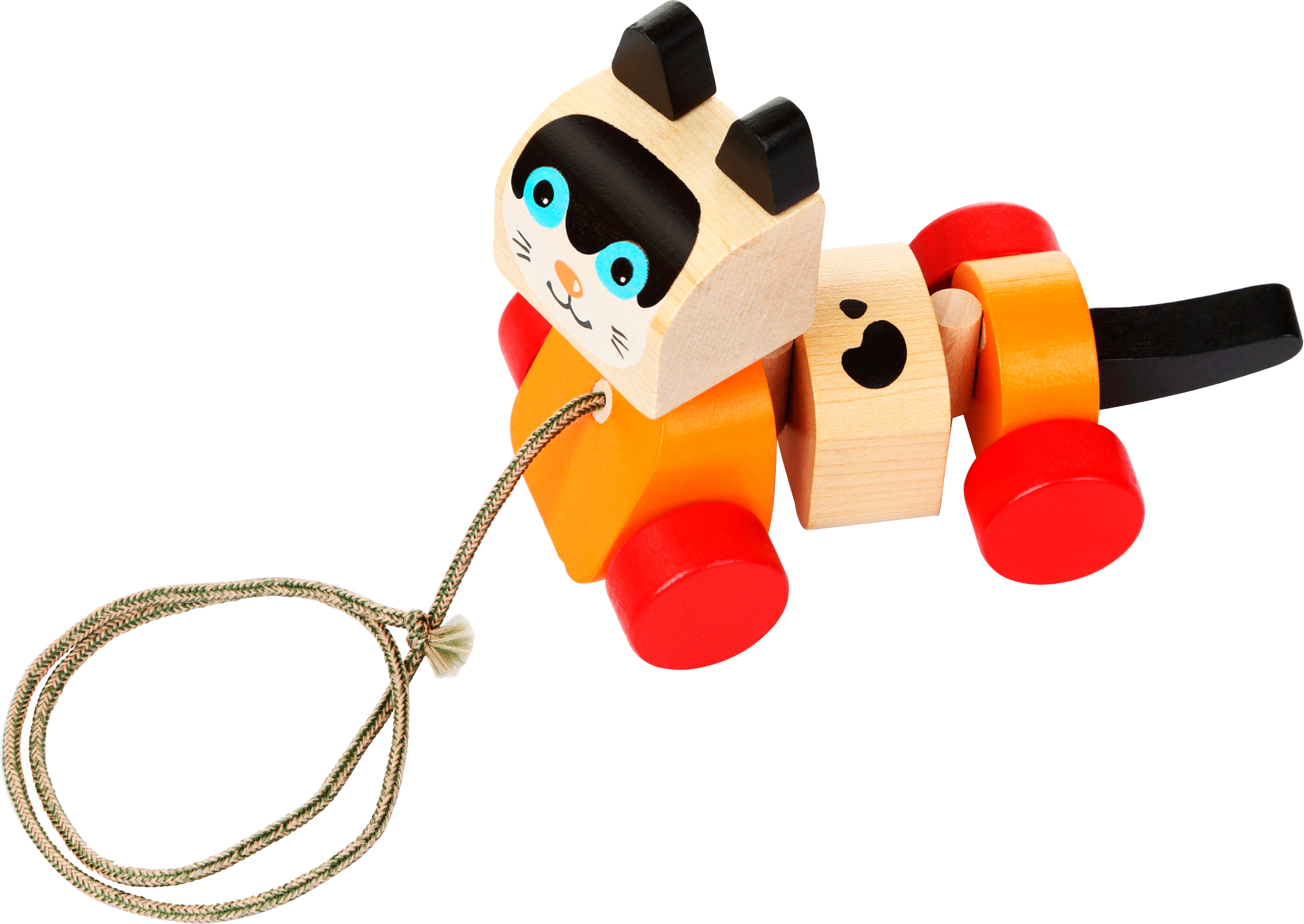 

Деревянная игрушка Cubika Котик-каталка (13616) (4823056513616)