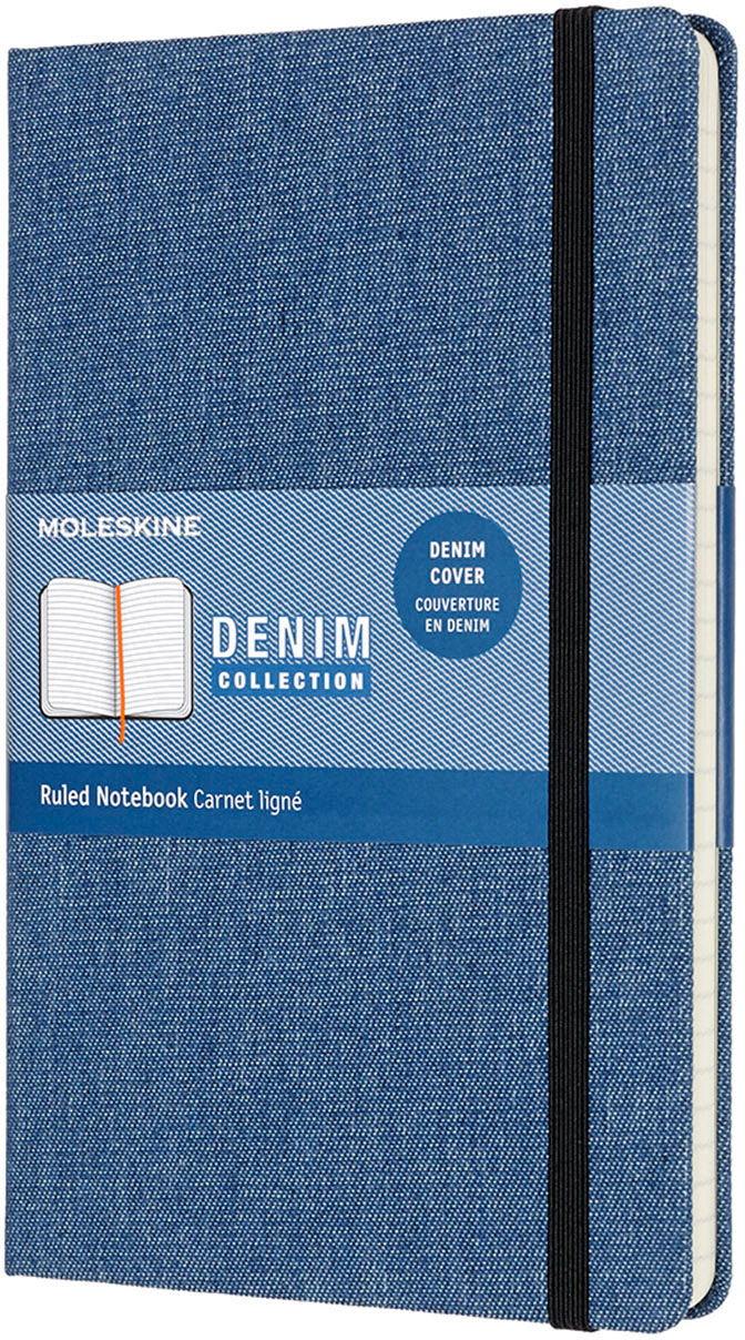 

Записная книга Moleskine Denim 13 х 21 см 240 страниц в линейку Антверпен Синий (8058647626246)