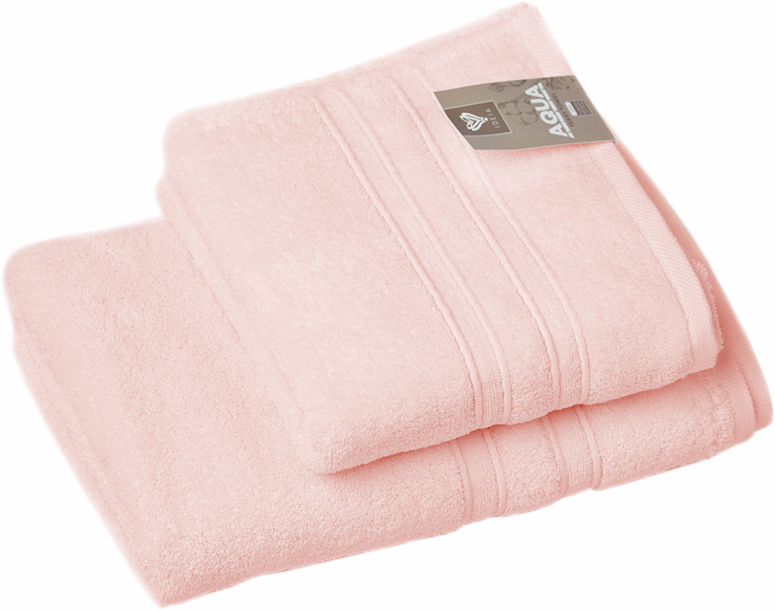 

Махровое полотенце IDEIA Aqua Fiber Premium 50х90 см Пудра