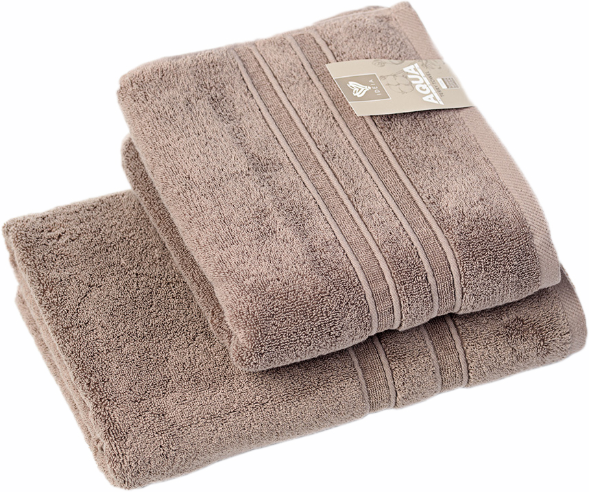 

Махровое полотенце IDEIA Aqua Fiber Premium 70х140 см Шоколад