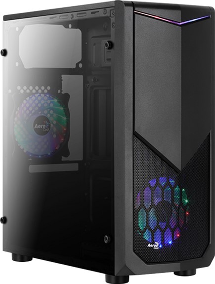 

Корпус Aerocool "PGS" Tomahawk-A, Black, Middle Tower, без БП, 0,5 мм, для ATX / micro ATX / mini-IT