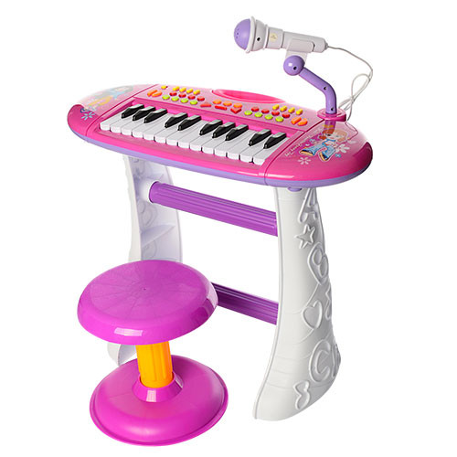 

Синтезатор игрушечный BB383BD (Розовый)
