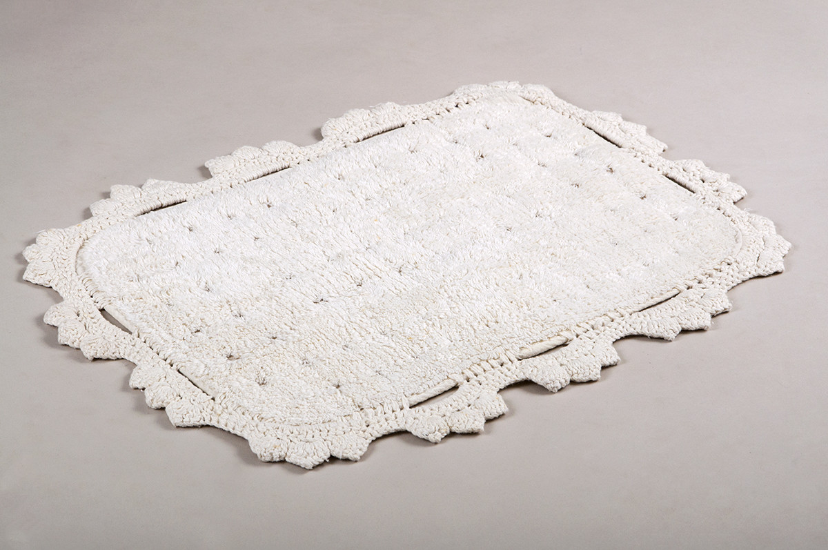 

Коврик для ванной Irya - Mina ekru кремовый 70*110