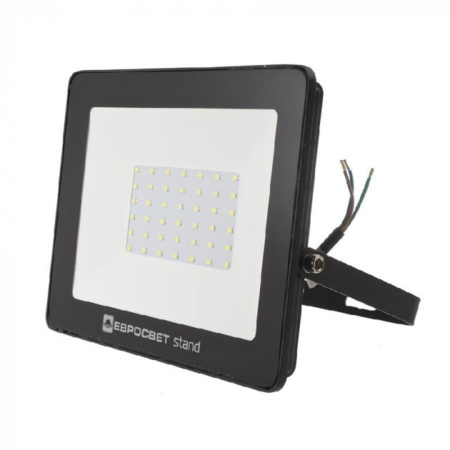 

LED прожектор ЕВРОСВЕТ 50Вт 6400К EV-50-504 STAND 4000Лм