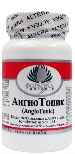 

Натуральная добавка АнгиоТоник Archon Vitamin Corporation 60 таблеток (4900-6)