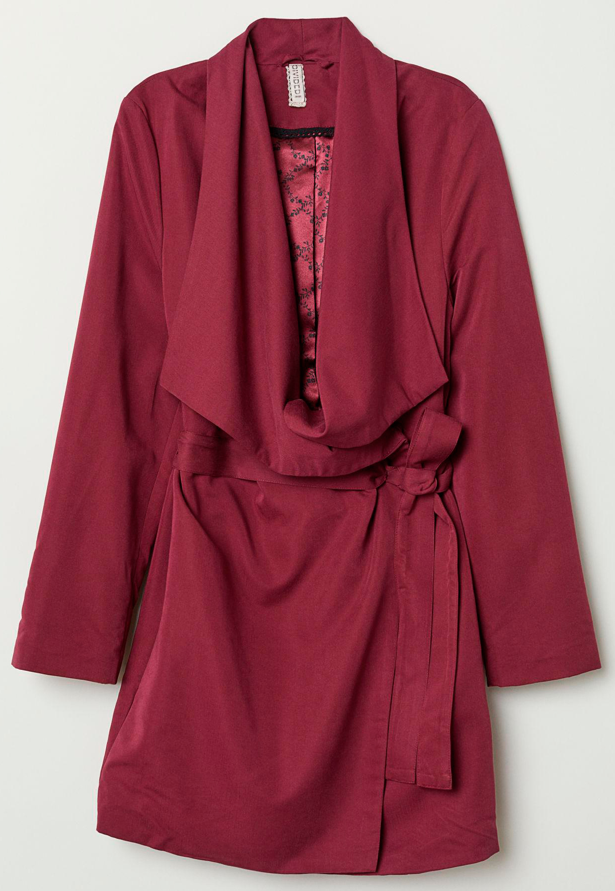 

Плащ H&M Divided XAZ145730BBPI 32 Бордовый
