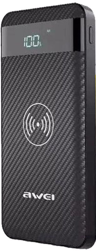 

Портативная батарея AWEI P55K 10000mAh Wireless Power Bank Black