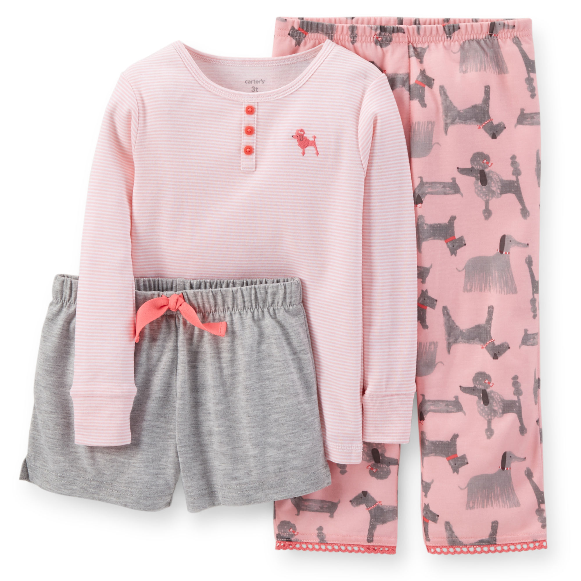 

Детская пижама Carters poodle Разноцветный (3T/93-98) (186)