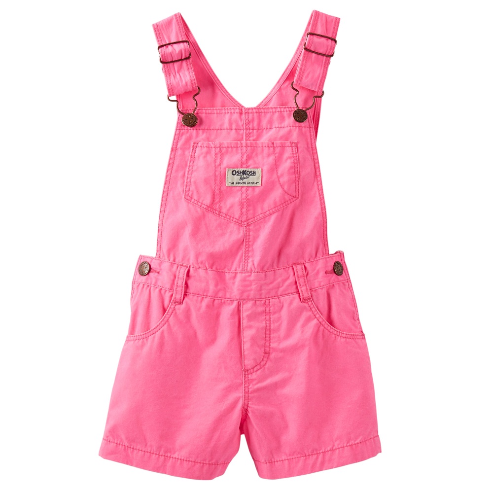 

Котоновый комбинезон шорты Oshkosh для девочки Розовый (24M/83-86) (670)