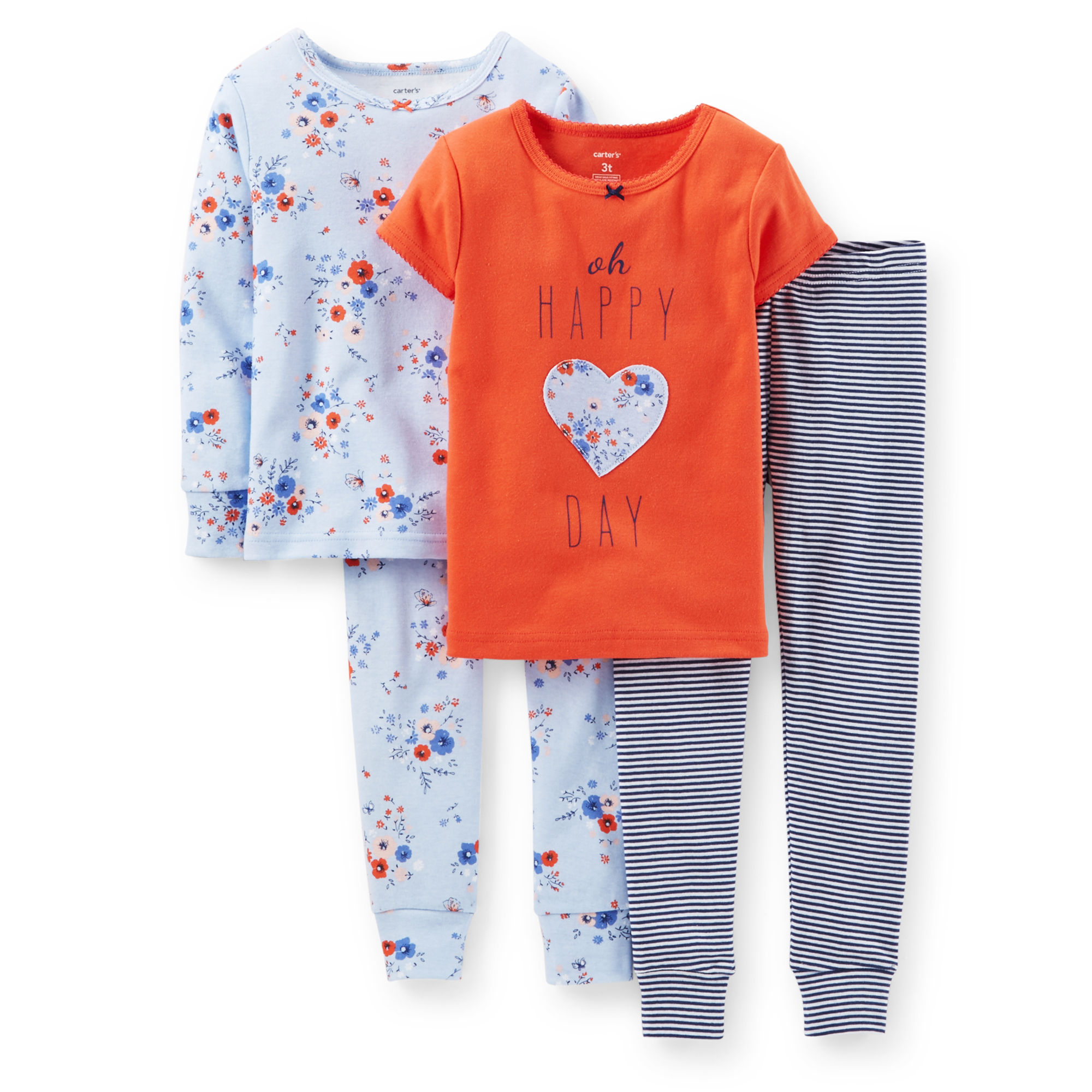 

Детская пижама Carters flower Разноцветный (3T/93-98) (182) 2 шт.